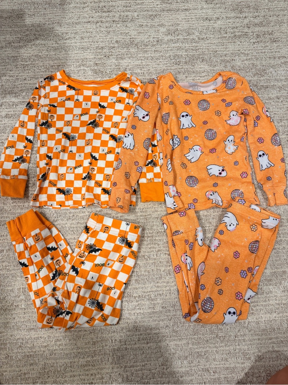 Toddler Girl 3T Halloween Pajama Bundle